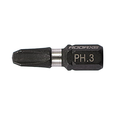 1/4 Inch x 25mm PH3 Impact Drill Bit (pack of 10)