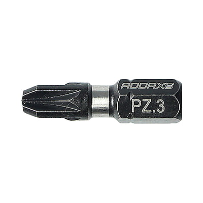 1/4 Inch x 25mm PZ3 Impact Drill Bit (pack of 10)