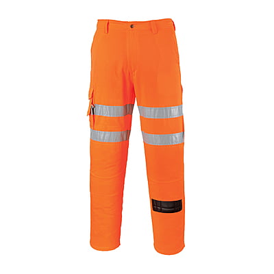 Portwest RT46 Hi Vis Orange Combat Trousers