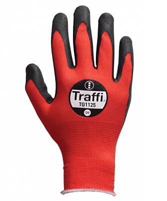 Traffi Gloves Red Cut Level A