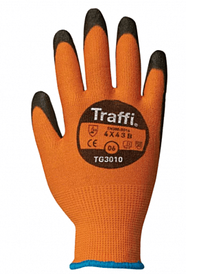 Traffi Gloves Amber Cut Level B