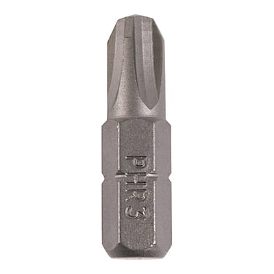 1/4 Inch x 25mm PH3 Drill Bit (pack of 10)