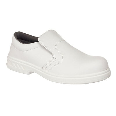 White Slip-On Safety Shoe S2 SRC