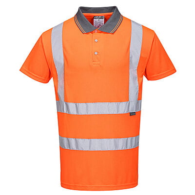 Portwest RT22 - Hi-Vis Short Sleeved Polo RIS Orange